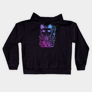 Maneki Neko Constellation Kids Hoodie